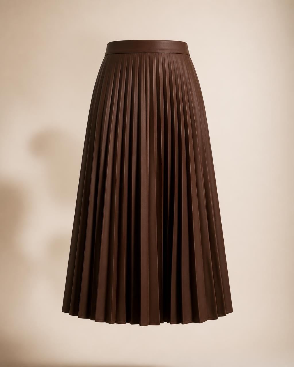 The Avery Pleated Midi Skirt