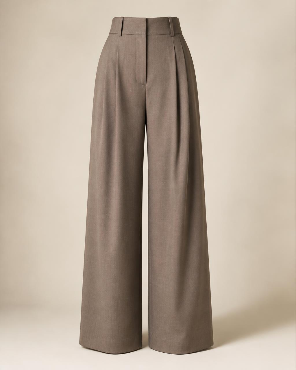 The Oxford Wide-Leg Trouser
